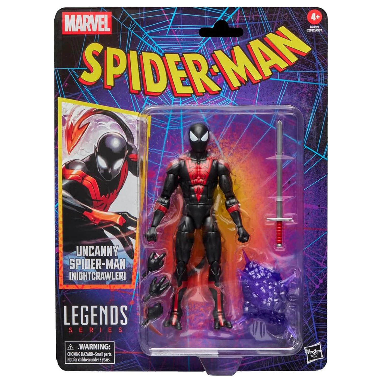 Marvel Legends Series Spider-Man Uncanny Spider-Man Nightcrawler figura 15cm poza produsului