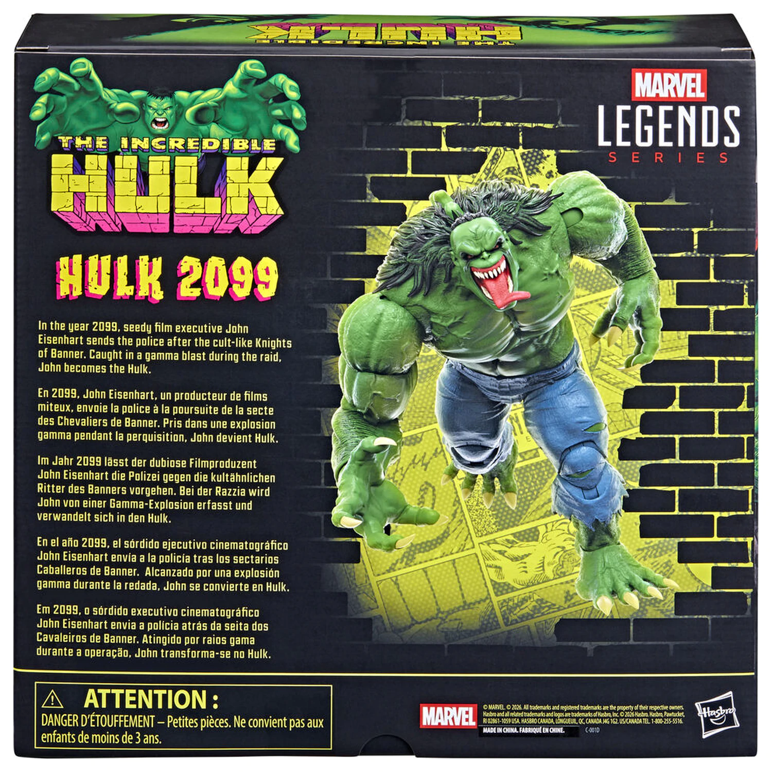Marvel Legends Series The Incredible Hulk - figurina Hulk 2099 de 15 cm poza produsului
