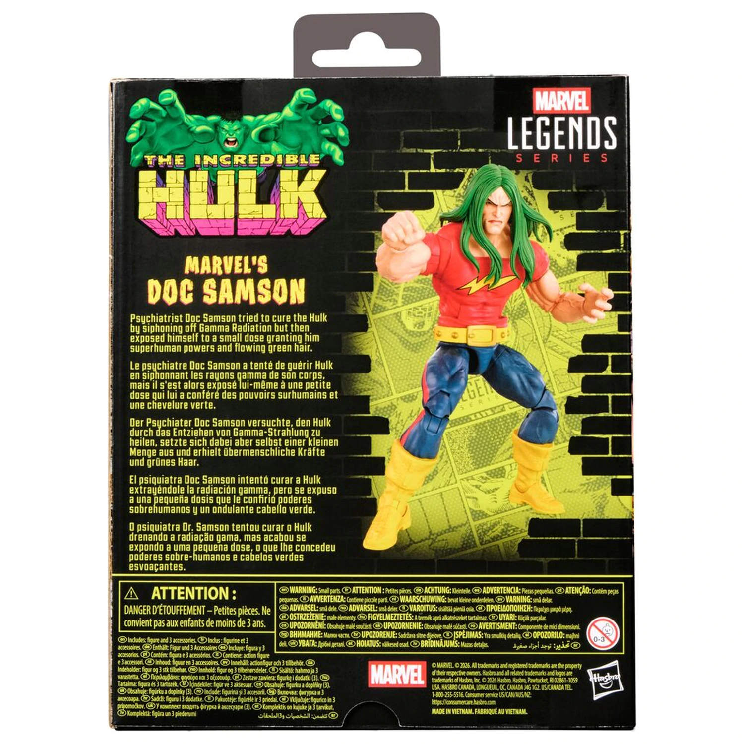 Marvel Legends Series The Incredible Hulk Marvels DOC Samson figurina 15cm poza produsului