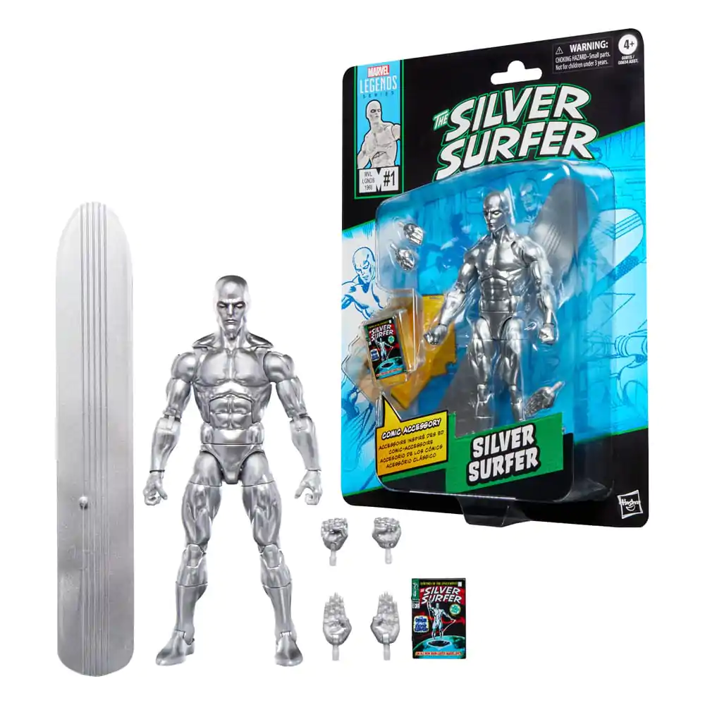 Marvel Legends Series The Silver Surfer - figurina Silver Surfer 15cm poza produsului
