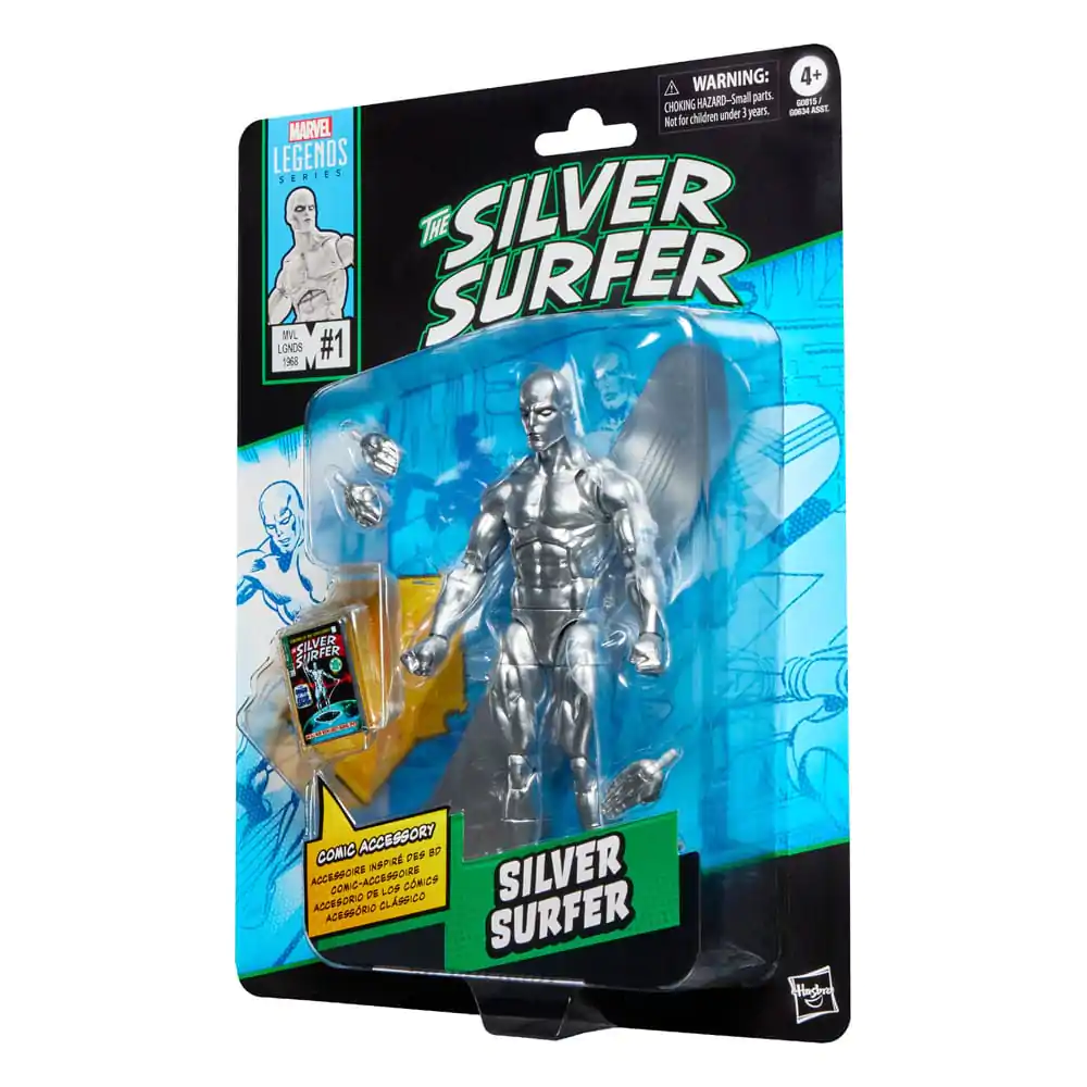 Marvel Legends Series The Silver Surfer - figurina Silver Surfer 15cm poza produsului