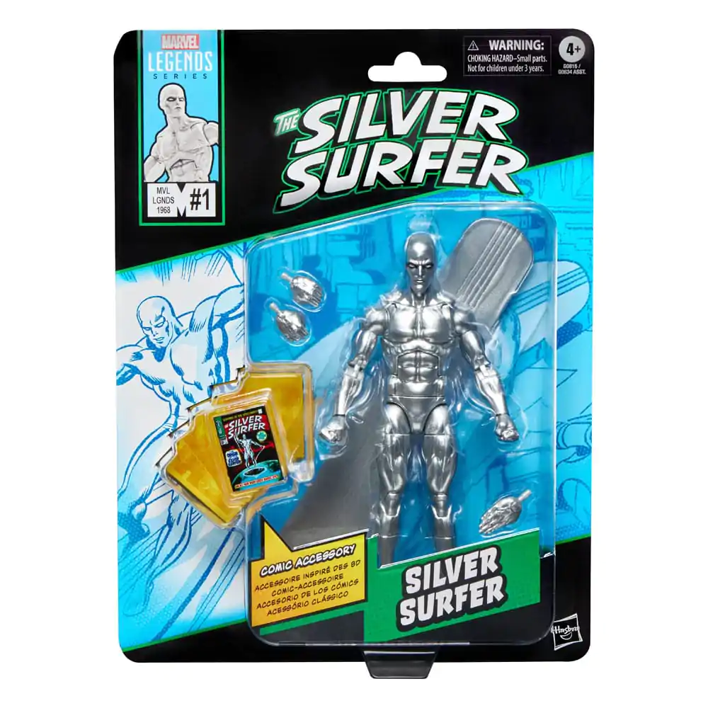 Marvel Legends Series The Silver Surfer - figurina Silver Surfer 15cm poza produsului