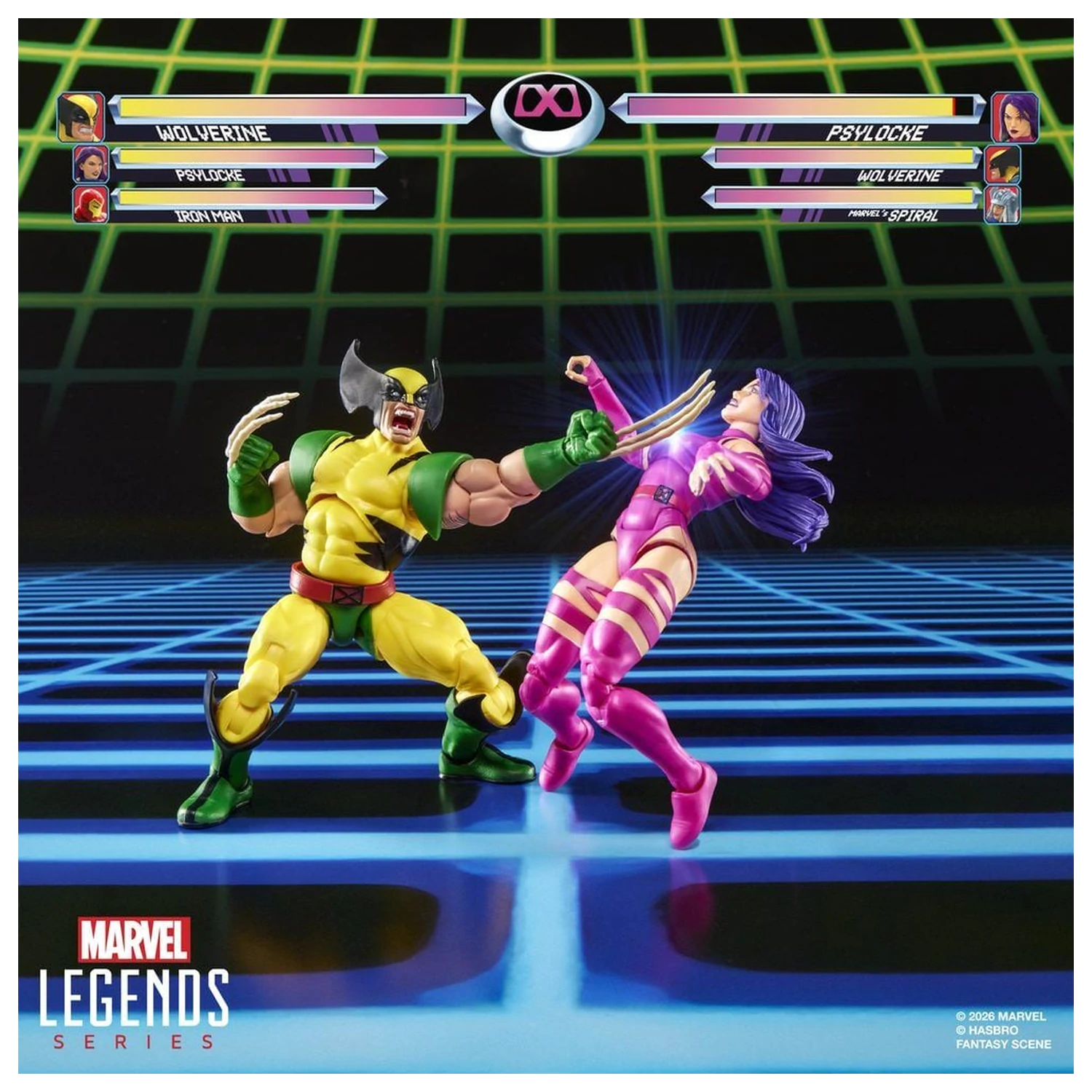 Marvel Legends Series Wolverine Vs Psylocke pachet 2 figurine 15cm poza produsului