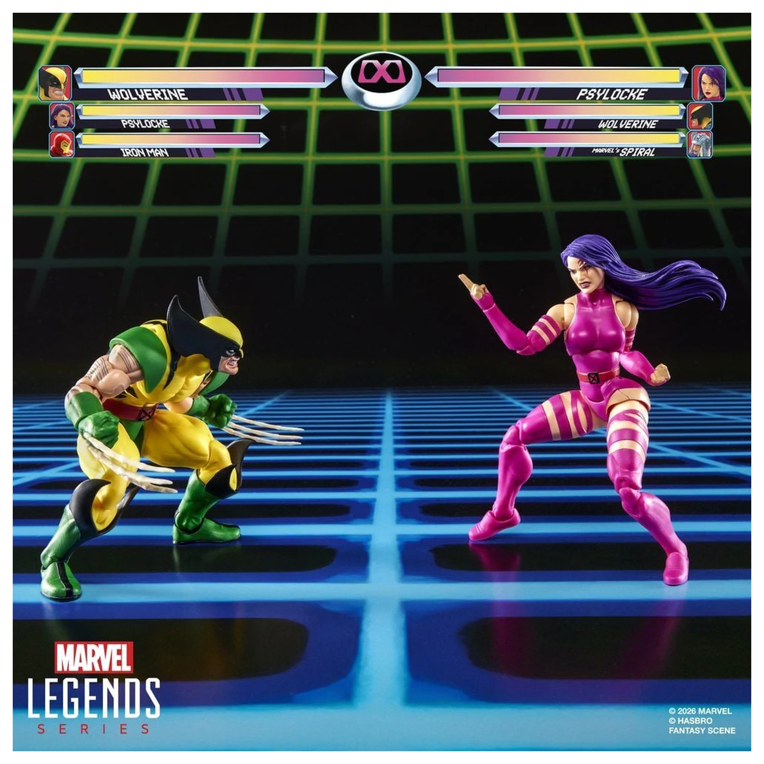 Marvel Legends Series Wolverine Vs Psylocke pachet 2 figurine 15cm poza produsului