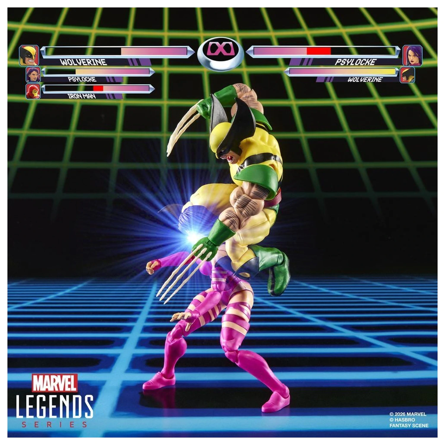 Marvel Legends Series Wolverine Vs Psylocke pachet 2 figurine 15cm poza produsului