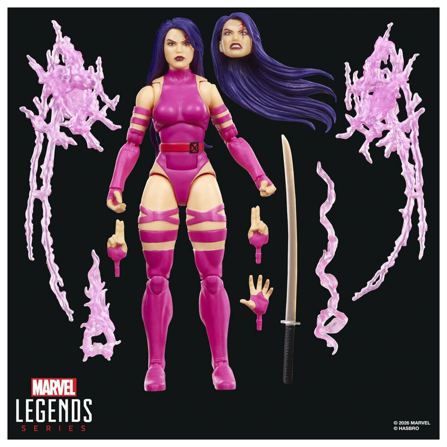 Marvel Legends Series Wolverine Vs Psylocke pachet 2 figurine 15cm poza produsului