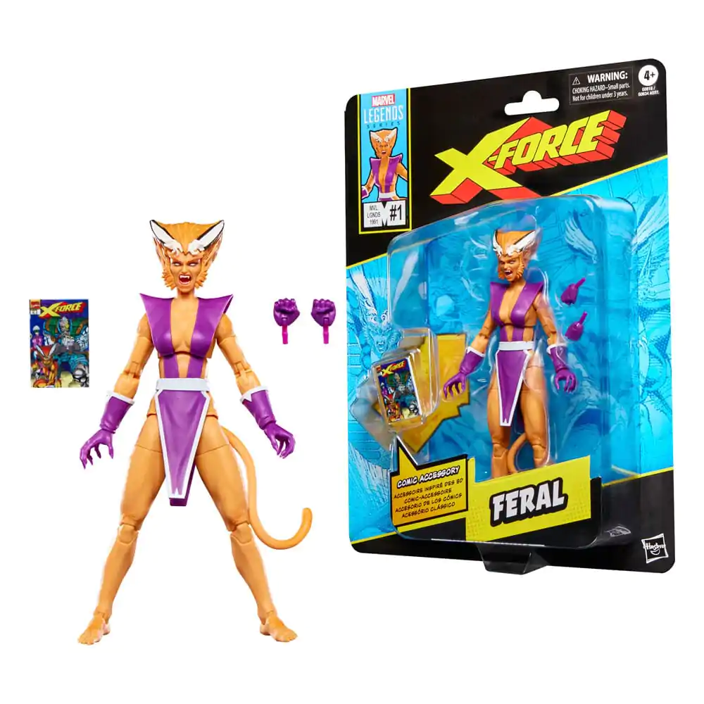 Marvel Legends Series X-Force figurina Feral 15cm poza produsului