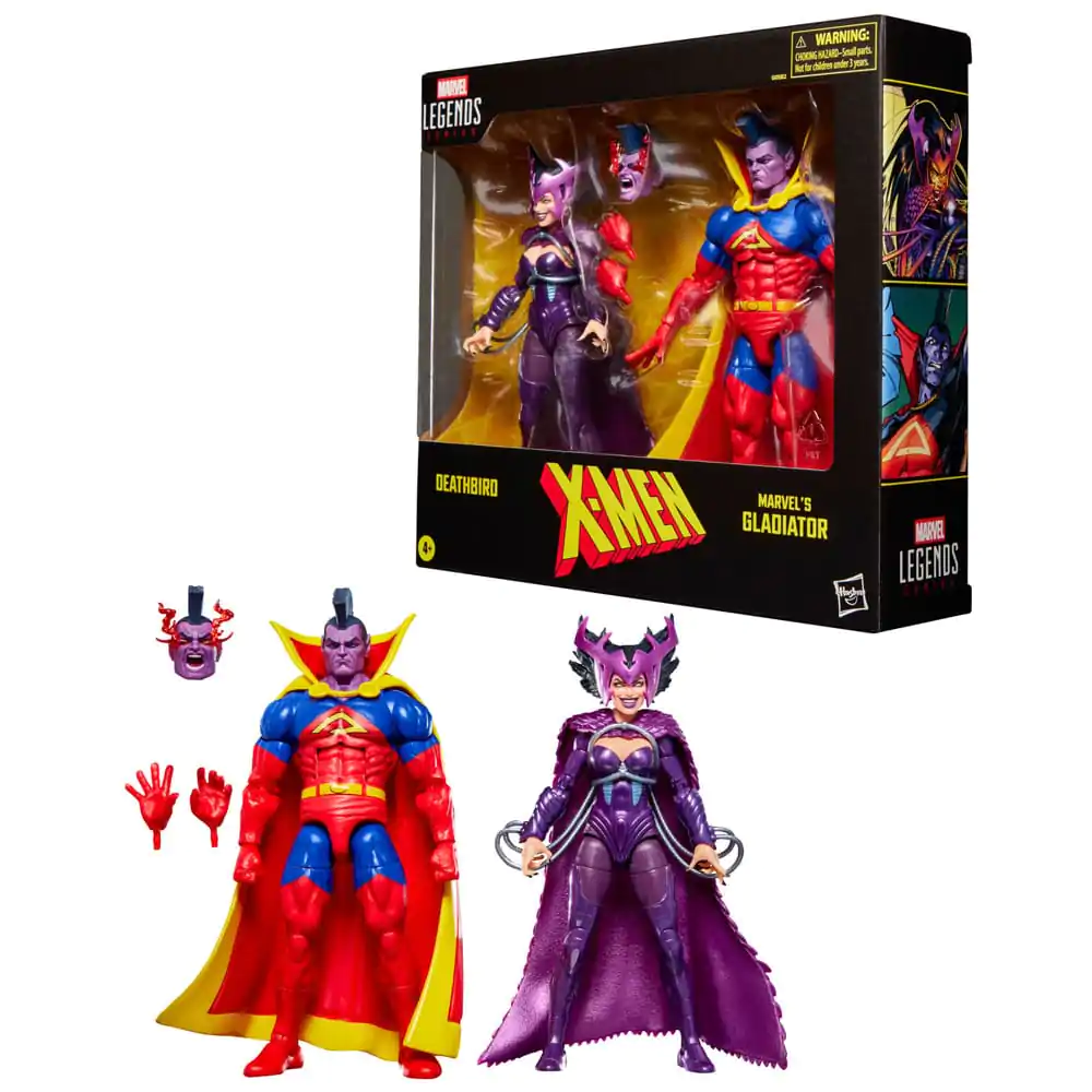 Marvel Legends Series X-Men Deathbird si Marvel's Gladiator pachet 2 figurine 15cm poza produsului