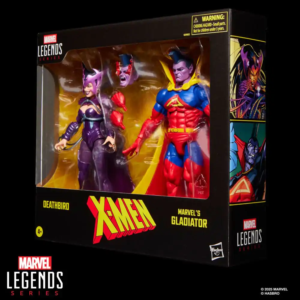 Marvel Legends Series X-Men Deathbird si Marvel's Gladiator pachet 2 figurine 15cm poza produsului