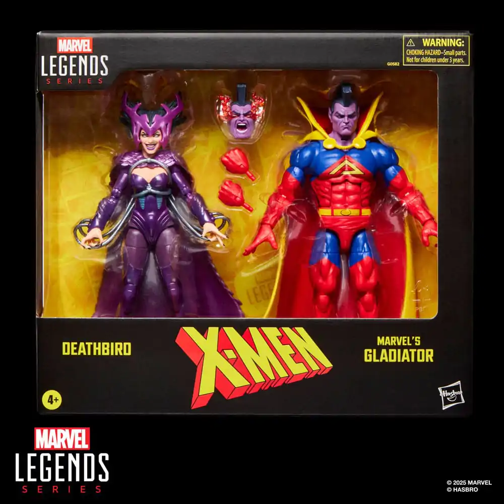 Marvel Legends Series X-Men Deathbird si Marvel's Gladiator pachet 2 figurine 15cm poza produsului