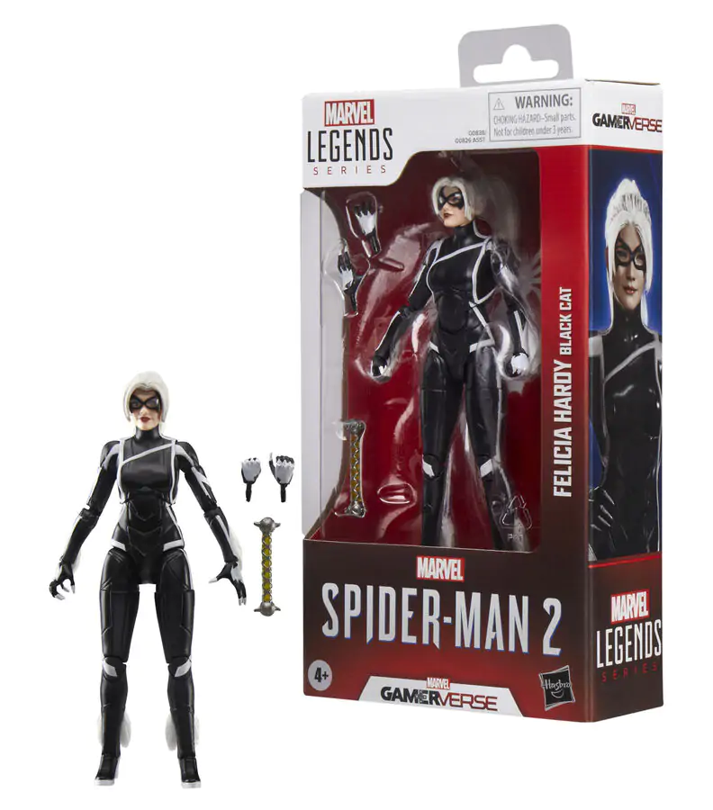 Marvel Legends Spider-Man 2 Felicia Hardy Black Cat figurină 15cm poza produsului