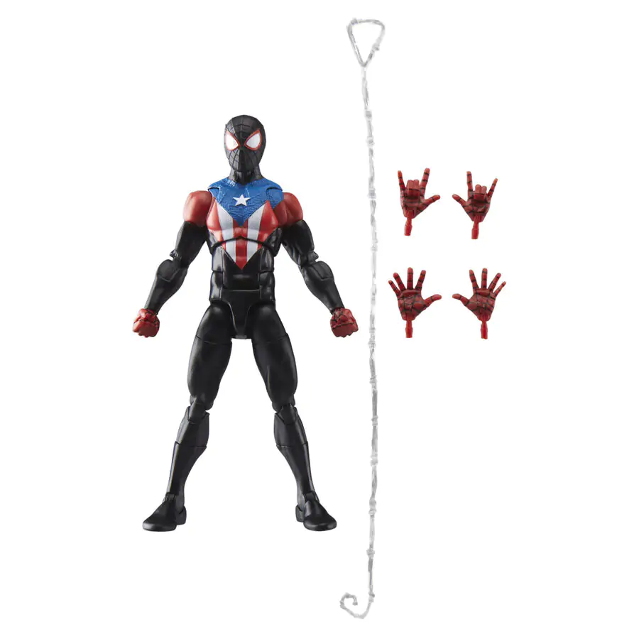 Figurină Marvel Legends Spider-Man 2 Miles Morales Boricua Suit 15 cm poza produsului