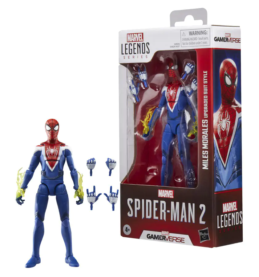 Figurină Marvel Legends Spider-Man 2 Miles Morales Upgraded Suit 15 cm poza produsului