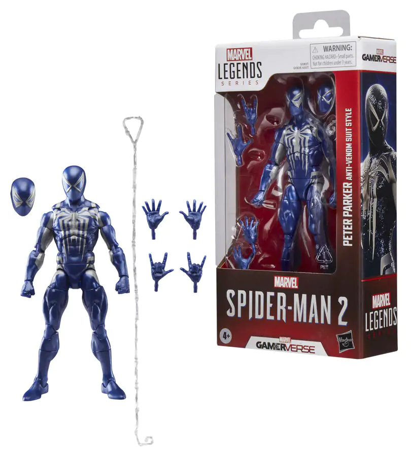 Figurină Marvel Legends Spider-Man 2 Peter Parker Anti-Venom Suit Style 15cm poza produsului