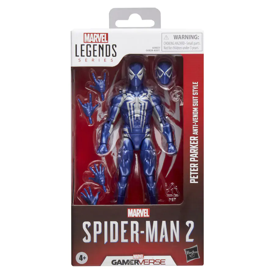 Figurină Marvel Legends Spider-Man 2 Peter Parker Anti-Venom Suit Style 15cm poza produsului