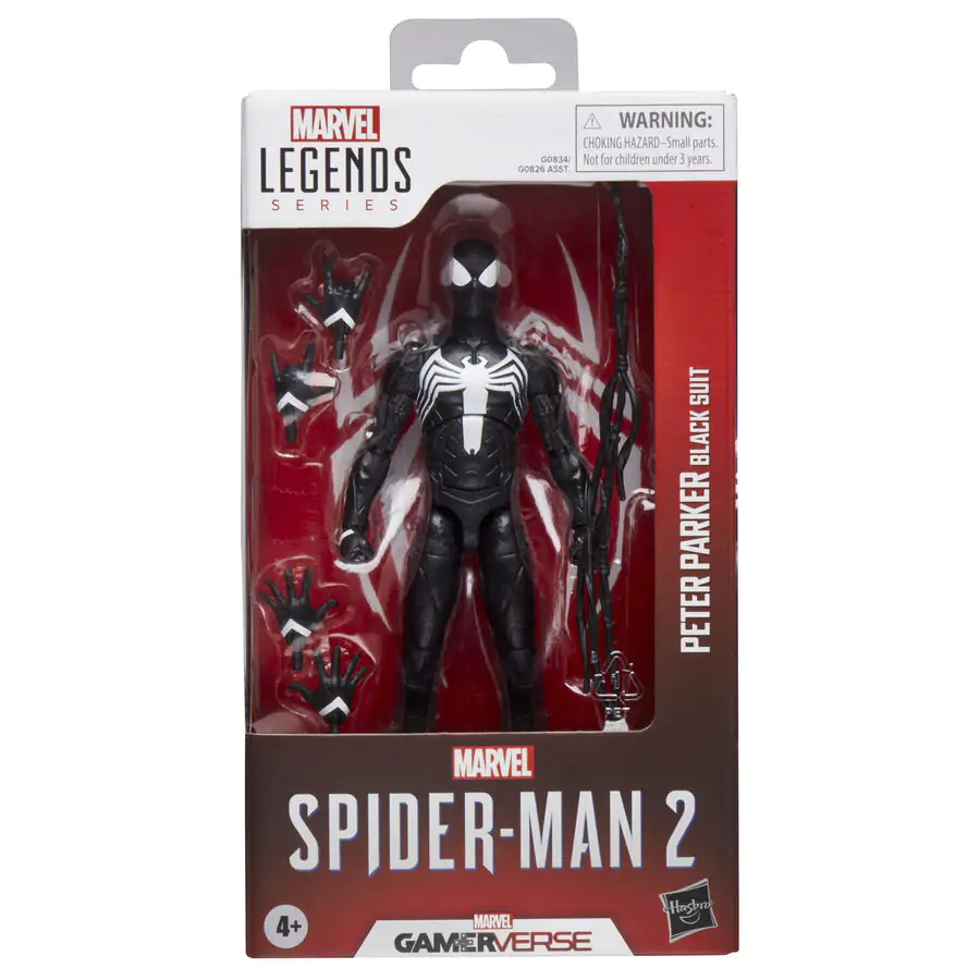 Figurină Marvel Legends Spider-Man 2 Peter Parker Black Suit 15cm poza produsului