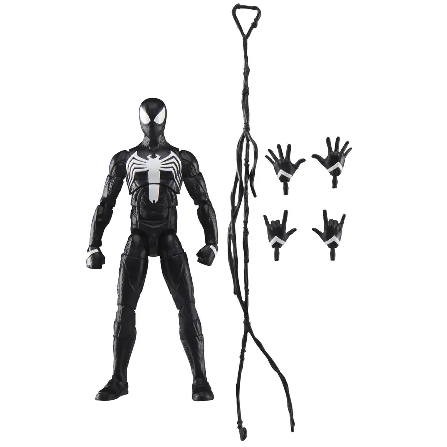 Figurină Marvel Legends Spider-Man 2 Peter Parker Black Suit 15cm poza produsului