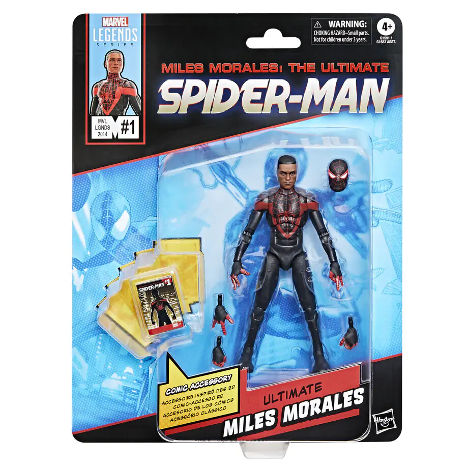 Figurină Ultimate Marvel Legends Spider-Man Miles Morales 15 cm poza produsului