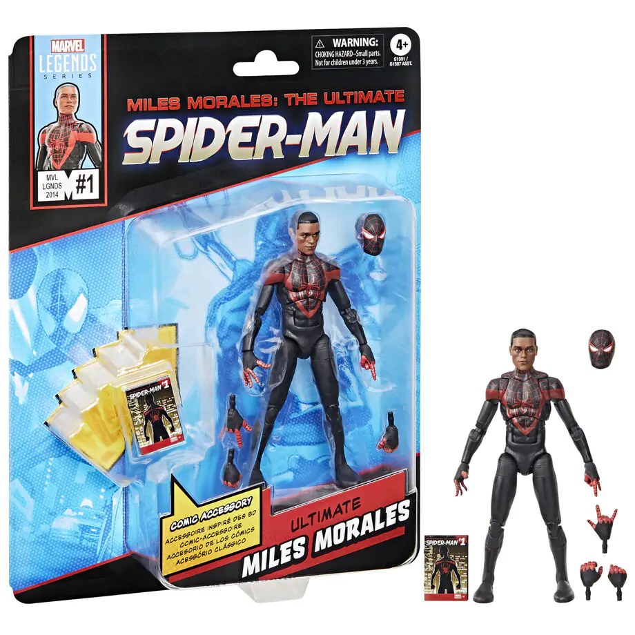 Figurină Ultimate Marvel Legends Spider-Man Miles Morales 15 cm poza produsului