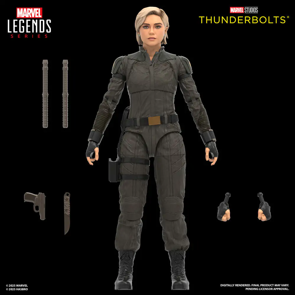 Marvel Legends Thunderbolts Yelena Belova & Red Guardian pachet 2 figurine poza produsului