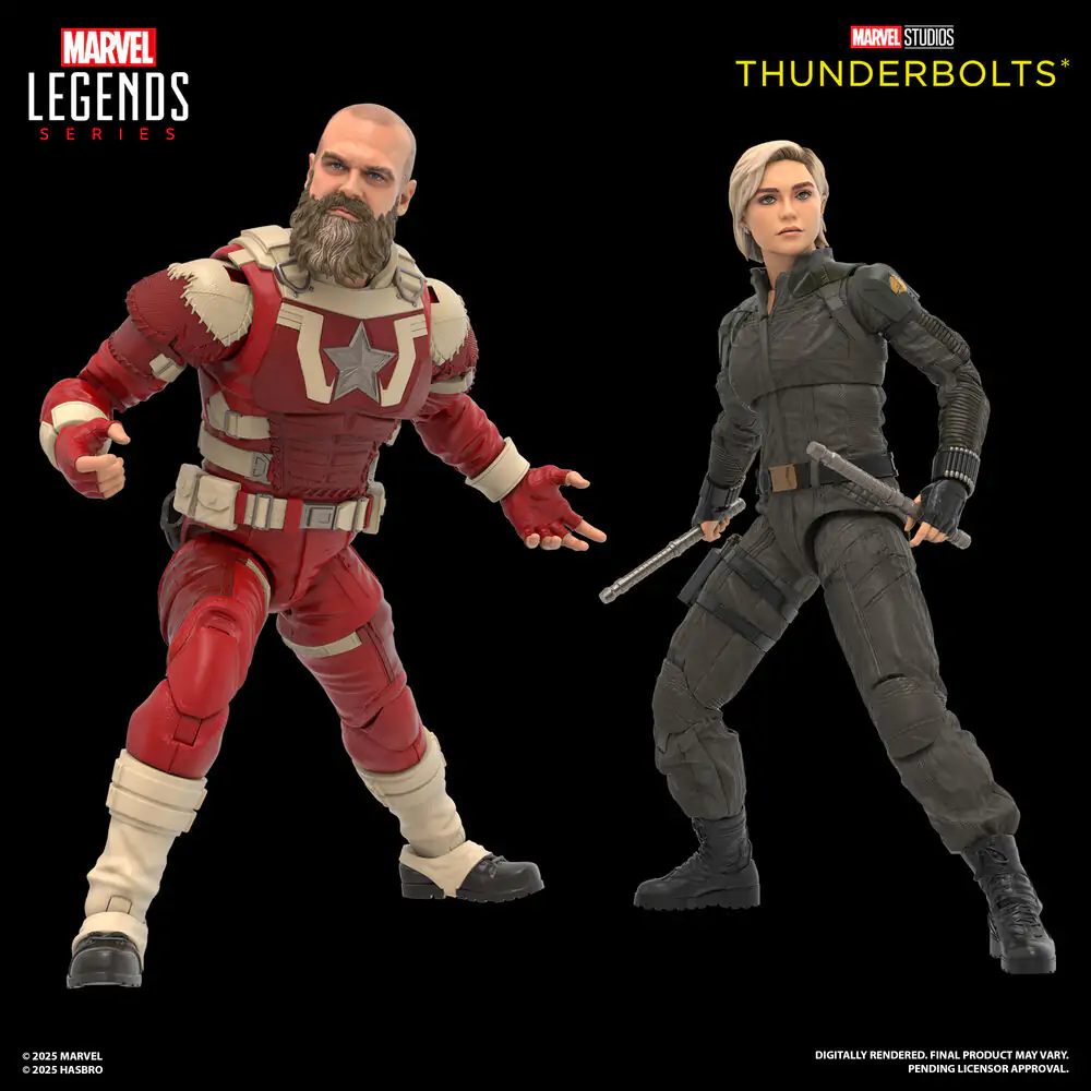 Marvel Legends Thunderbolts Yelena Belova & Red Guardian pachet 2 figurine poza produsului