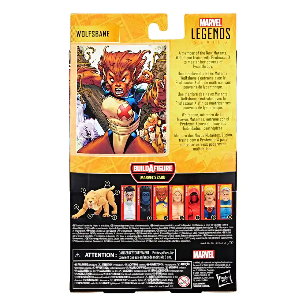 Figurină de acțiune Marvel Legends Wolfsbane (BAF: Marvel's Zabu) 15 cm poza produsului