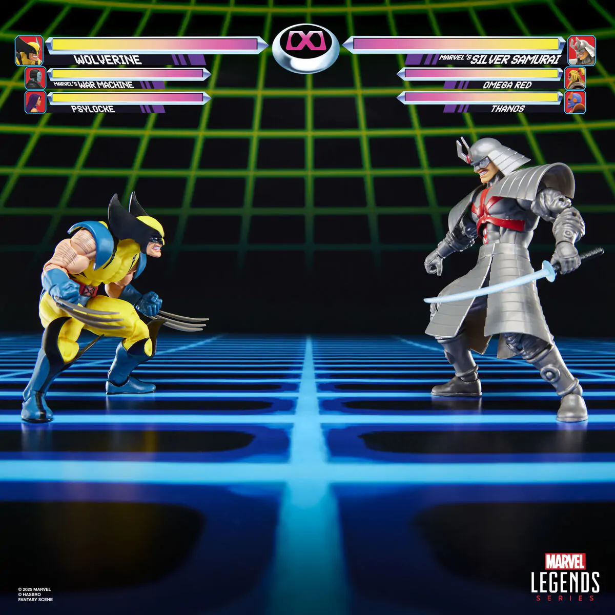 Marvel Legends Wolverine & Silver Samurai Gameverse pack 2 figurine 15cm poza produsului
