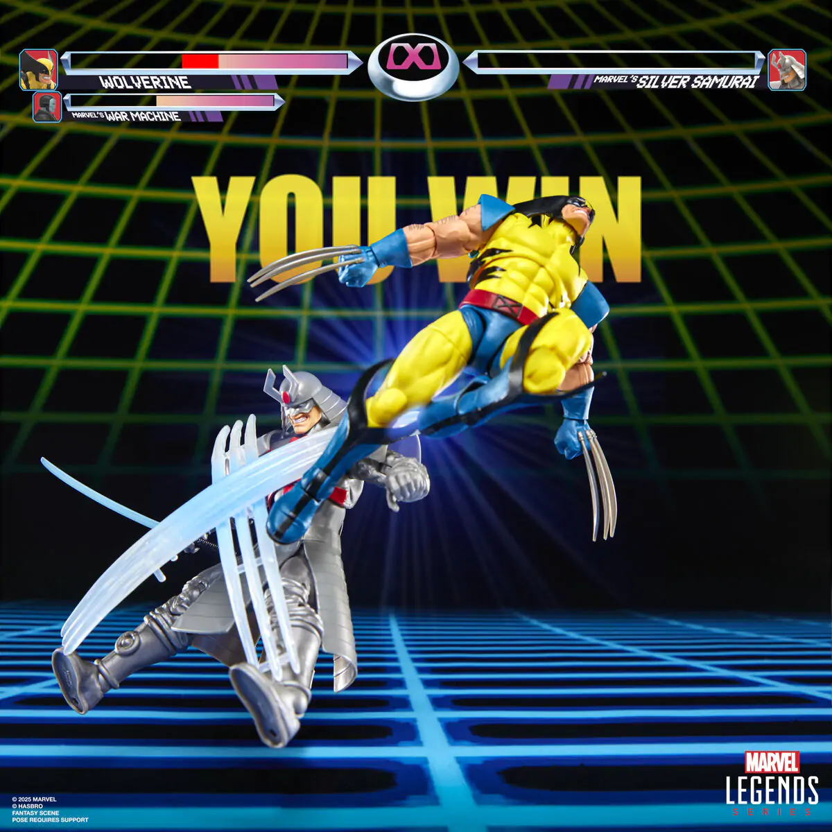 Marvel Legends Wolverine & Silver Samurai Gameverse pack 2 figurine 15cm poza produsului