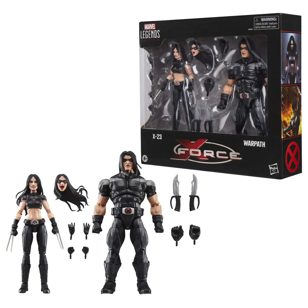 Marvel Legends X-Force X-23 & Warpath pack 2 figurine 15 cm poza produsului
