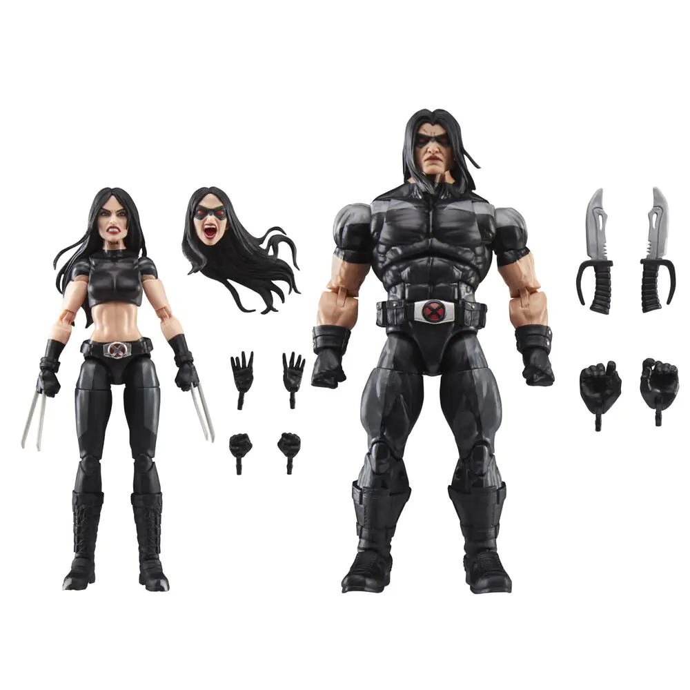 Marvel Legends X-Force X-23 & Warpath pack 2 figurine 15 cm poza produsului