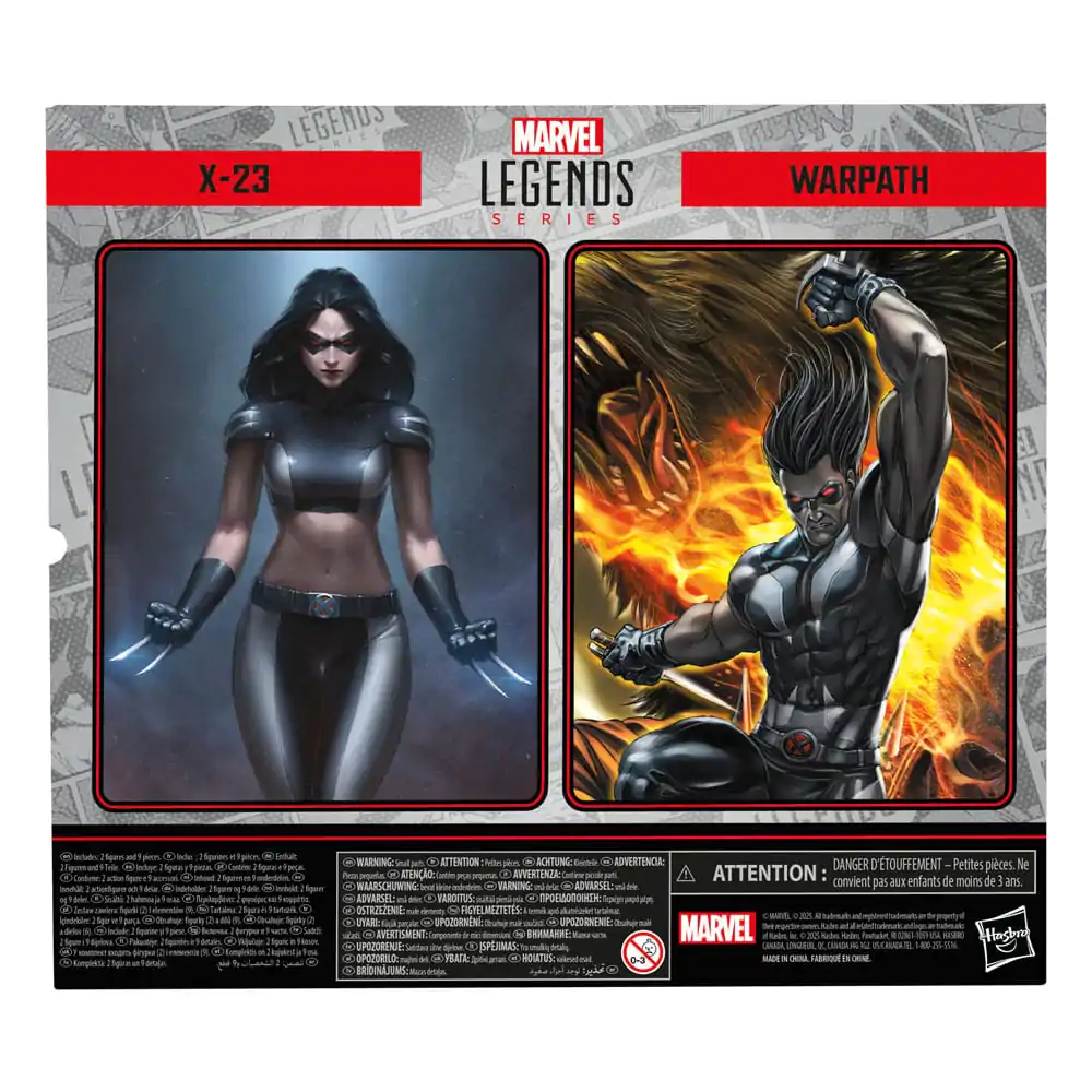 Marvel Legends X-Force X-23 & Warpath pack 2 figurine 15 cm poza produsului