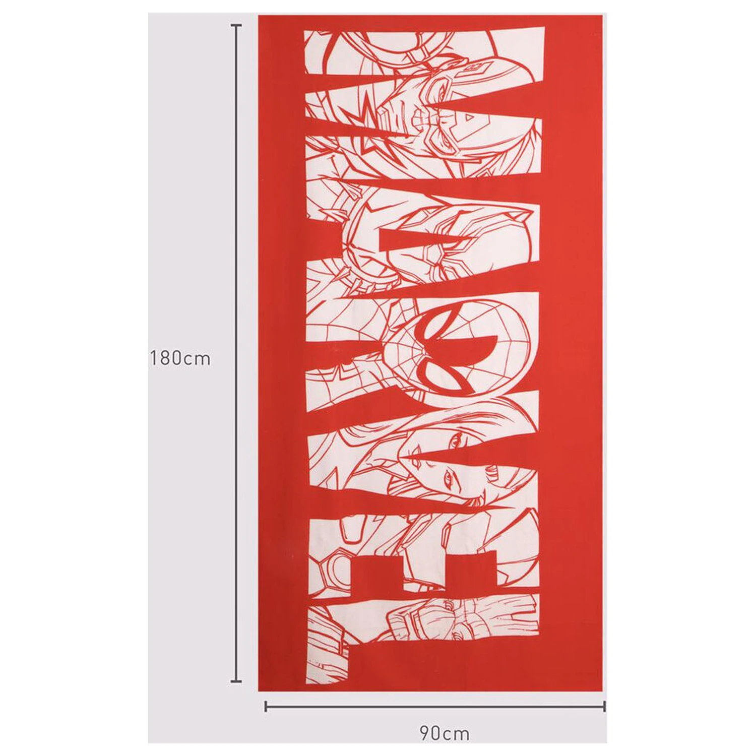 Marvel Logo prosop de plaja din microfibra poza produsului