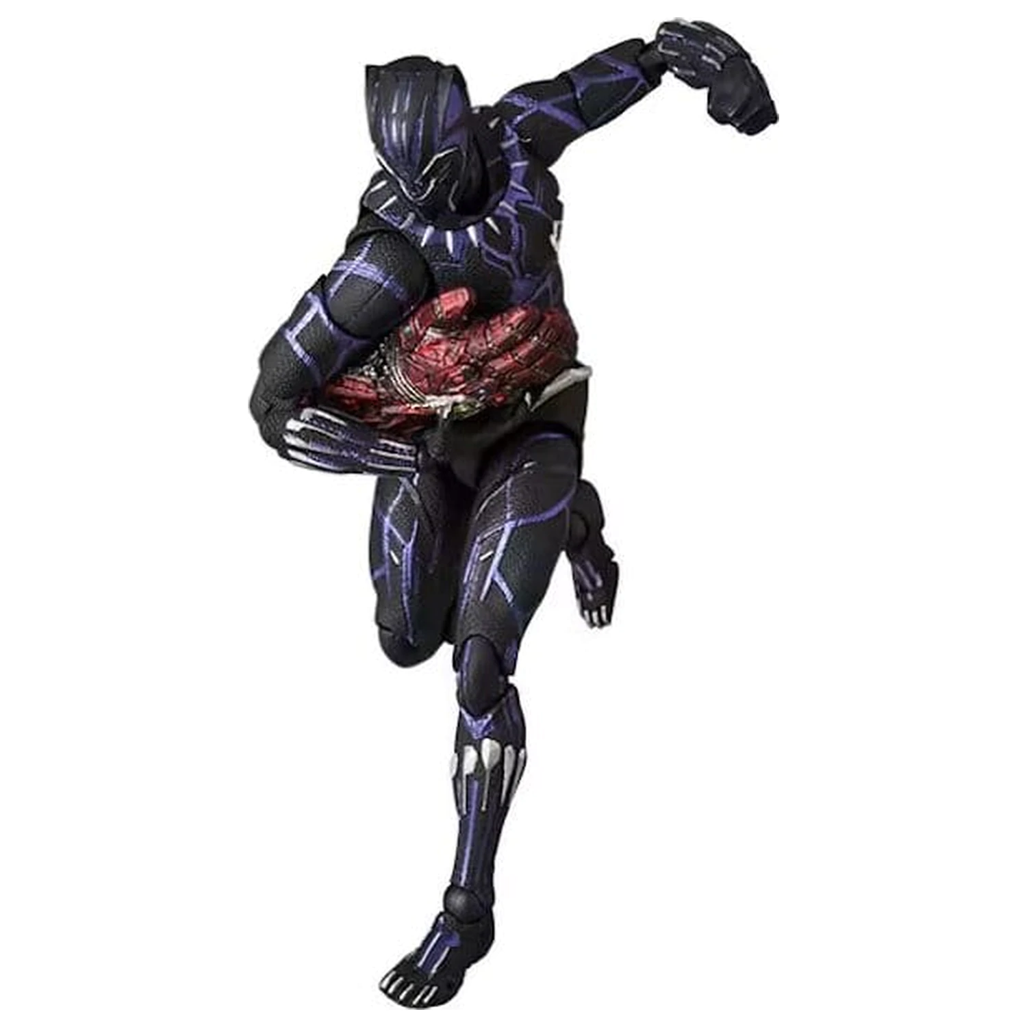 Marvel MAFEX Figurina de actiune Black Panther End Game Ver. 16 cm poza produsului