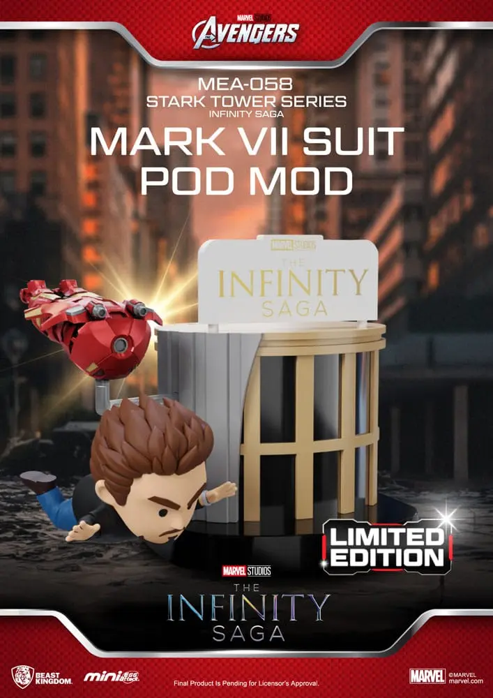 Marvel Mini Figurine Attack Egg The Infinity Saga Seria Turnul Stark Loki 12 cm poza produsului