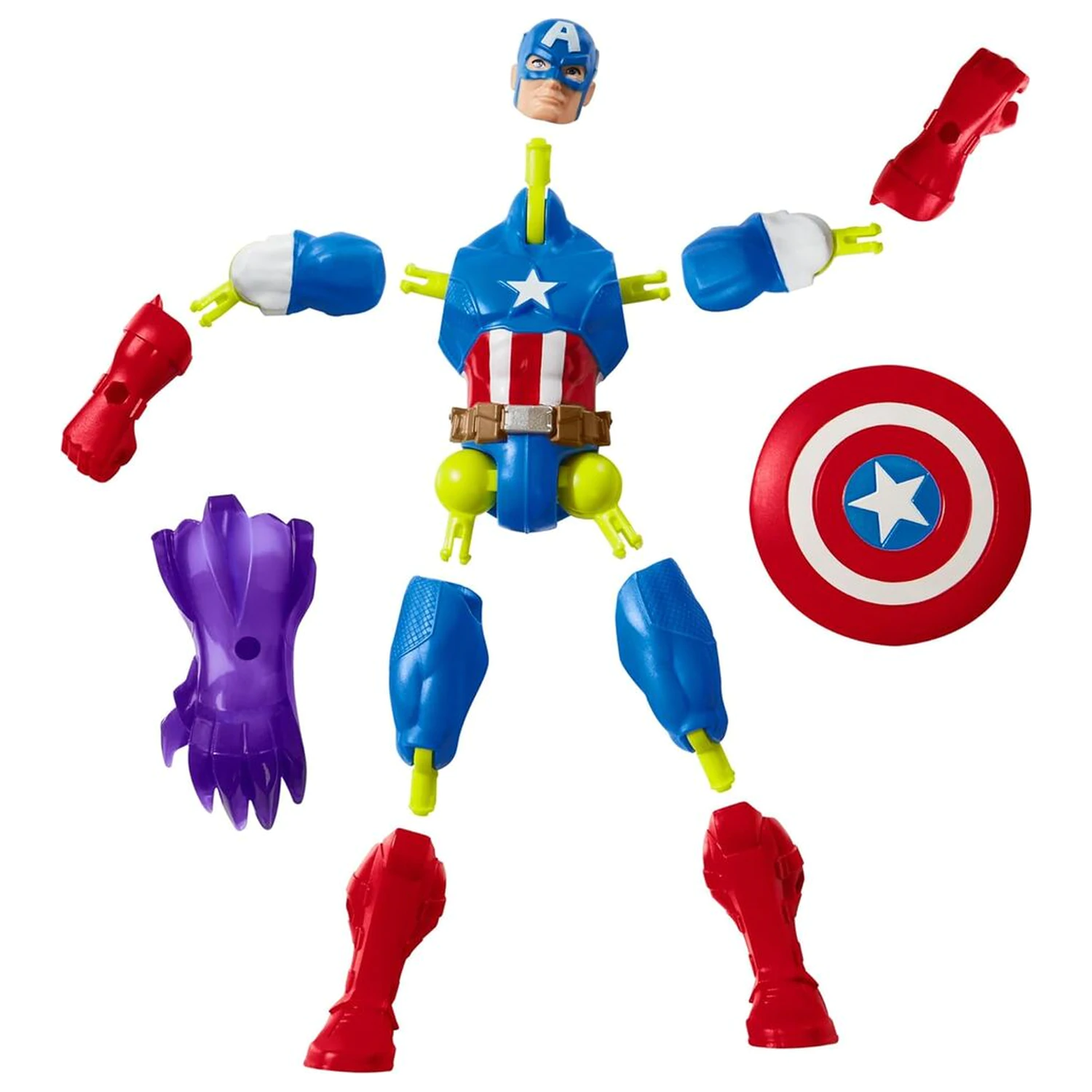 Marvel Mix Mashers figurina Captain America 12cm poza produsului