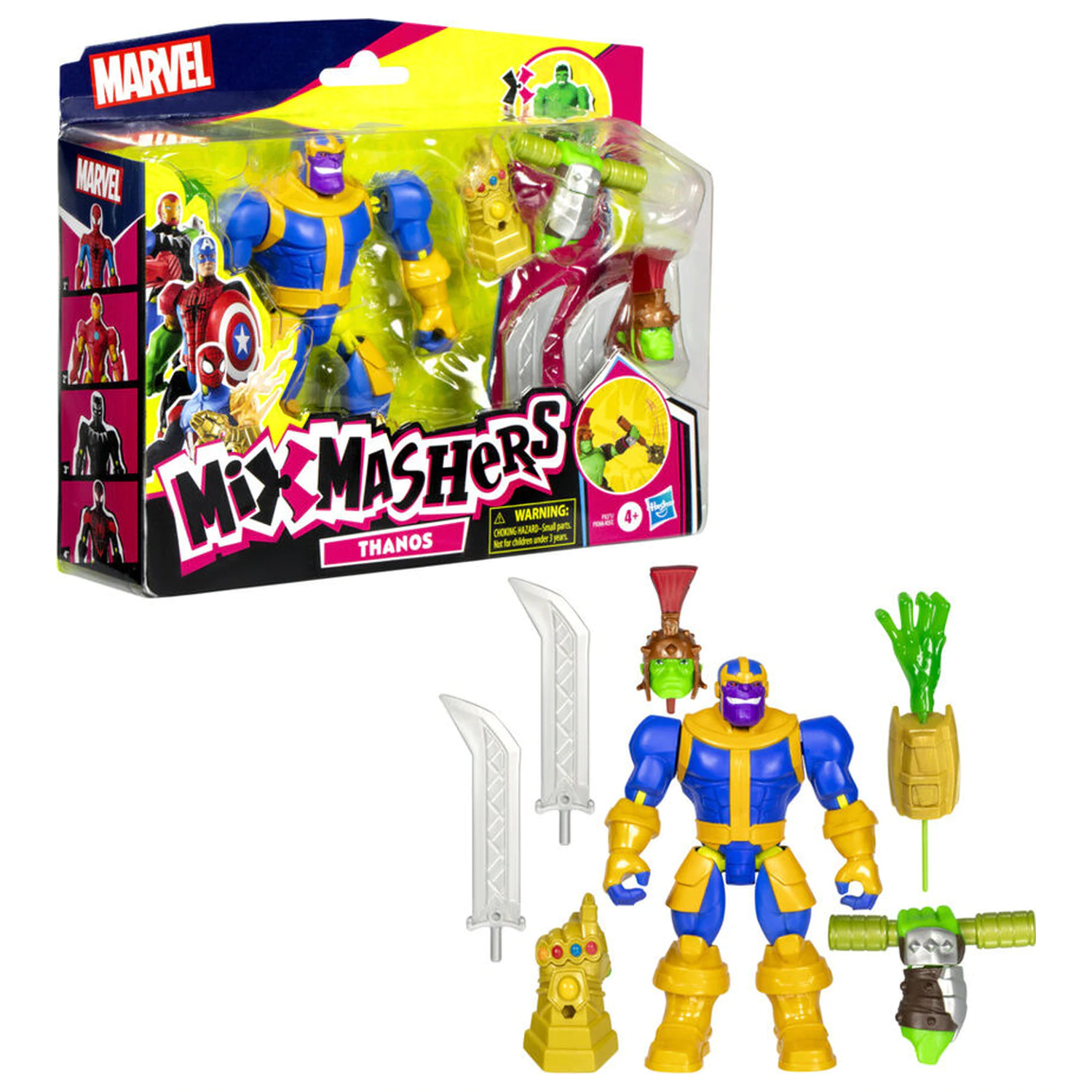 Marvel Mix Mashers Thanos Deluxe figurina 12cm poza produsului