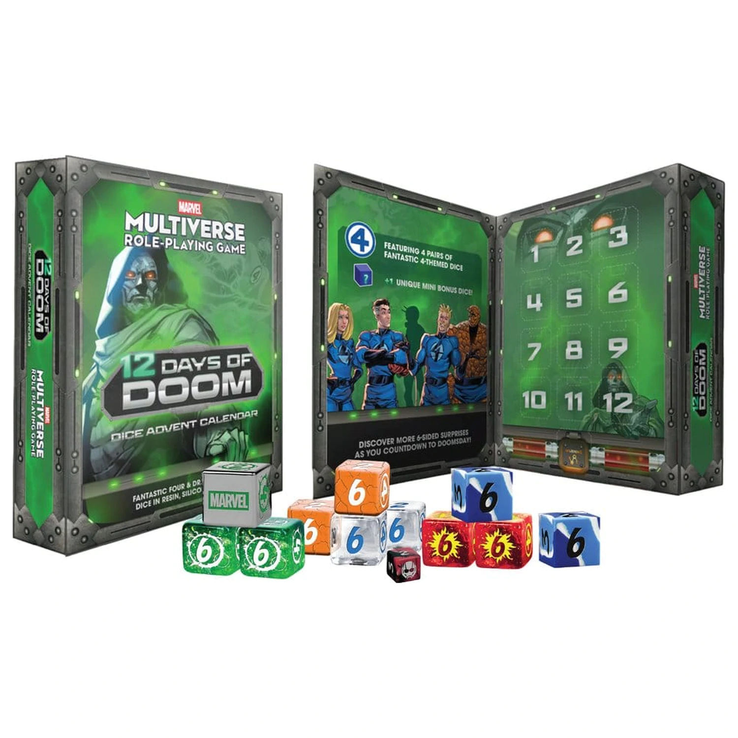 Marvel Multiverse RPG Advent Calendar 12 Zile de Doom Dice poza produsului