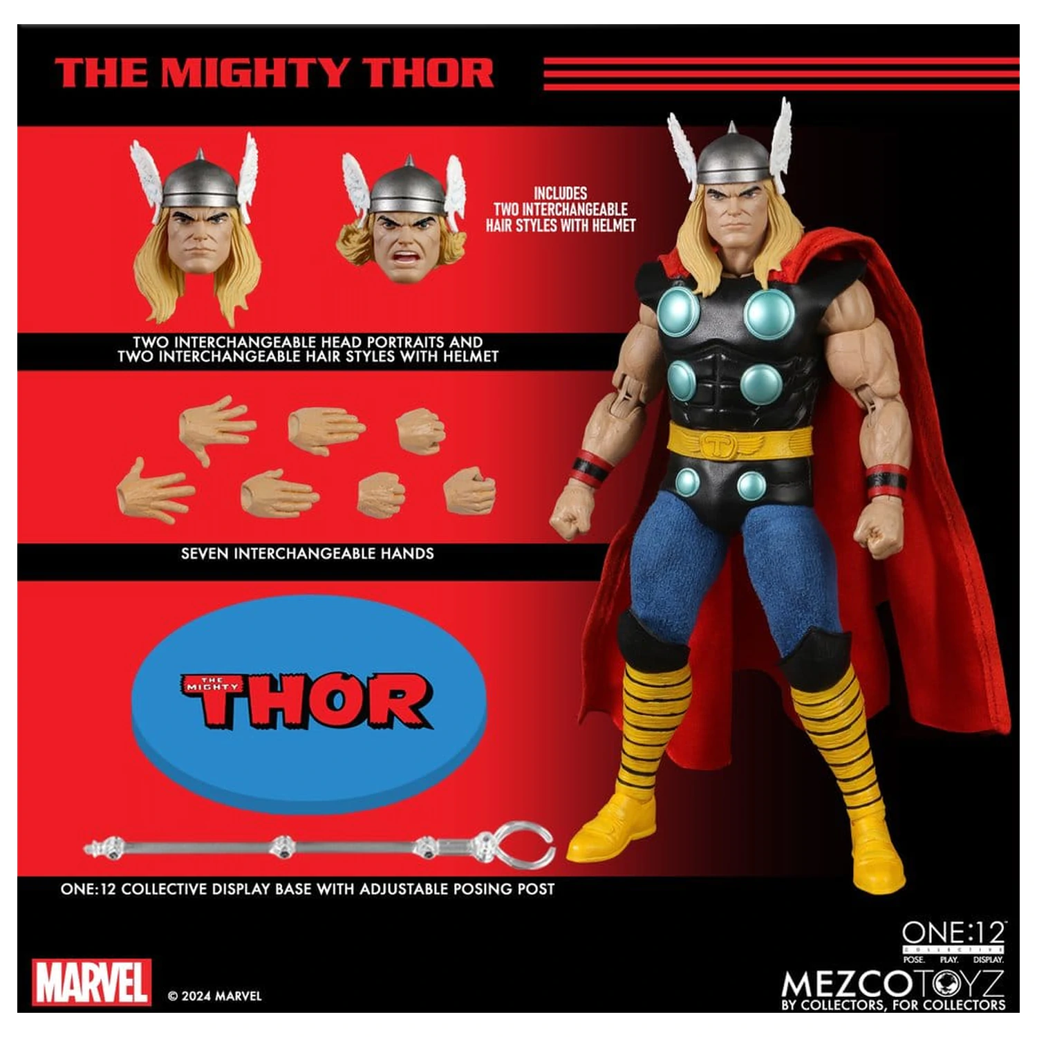 Marvel One:12 Collective Figurina de actiune 1/12 The Mighty Thor 17 cm poza produsului