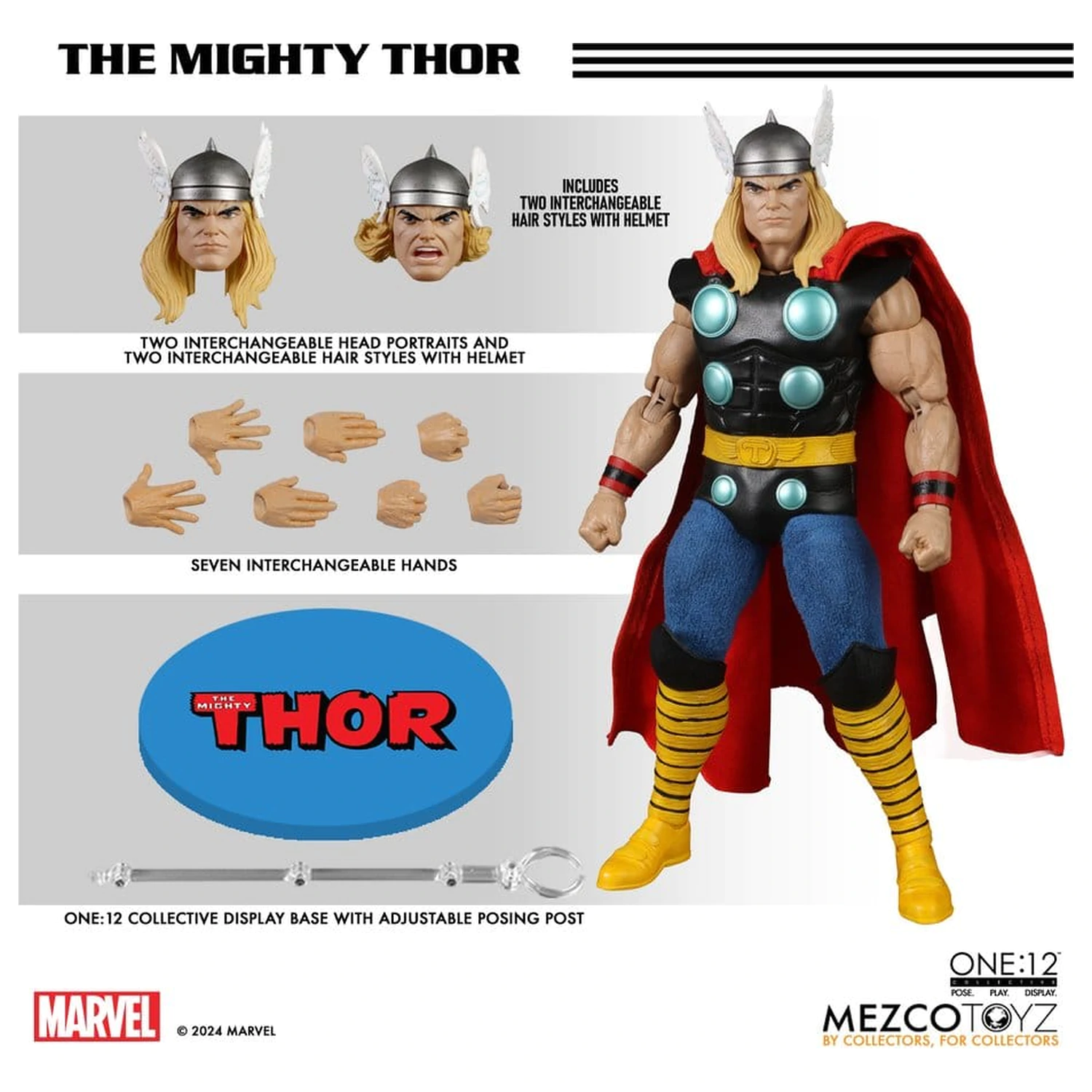 Marvel One:12 Collective Figurina de actiune 1/12 The Mighty Thor 17 cm poza produsului