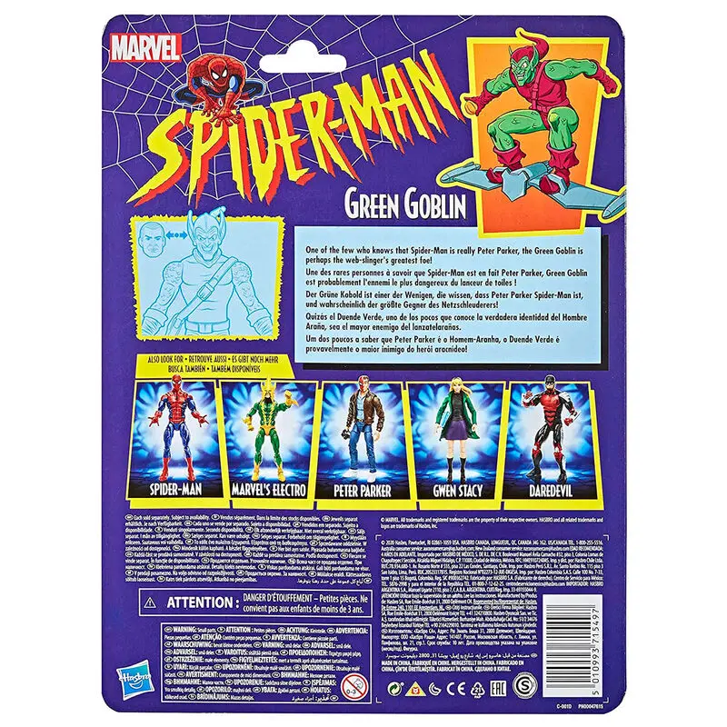 Figurină Marvel Spiderman Green Goblin 15cm poza produsului