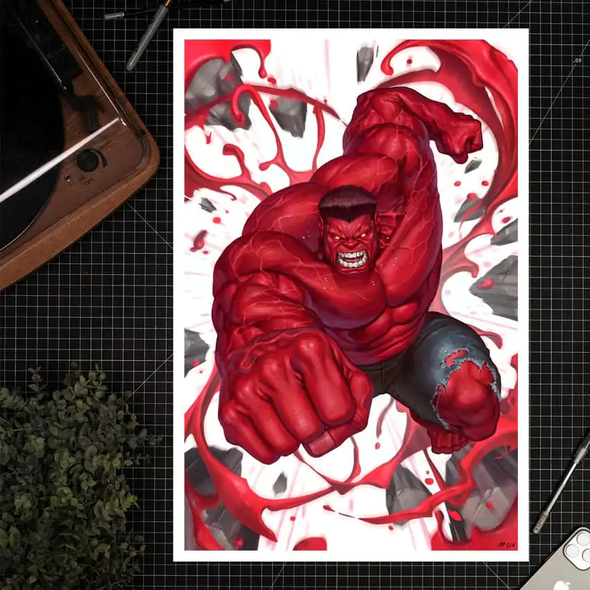Marvel Red Hulk #1 Art Print Red Hulk 61 x 41 cm - neînrămat poza produsului