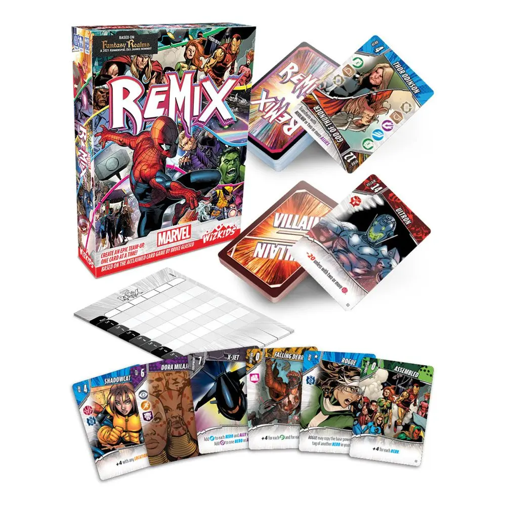 Marvel: Remix Joc de Cărți *Versiunea în engleză* poza produsului