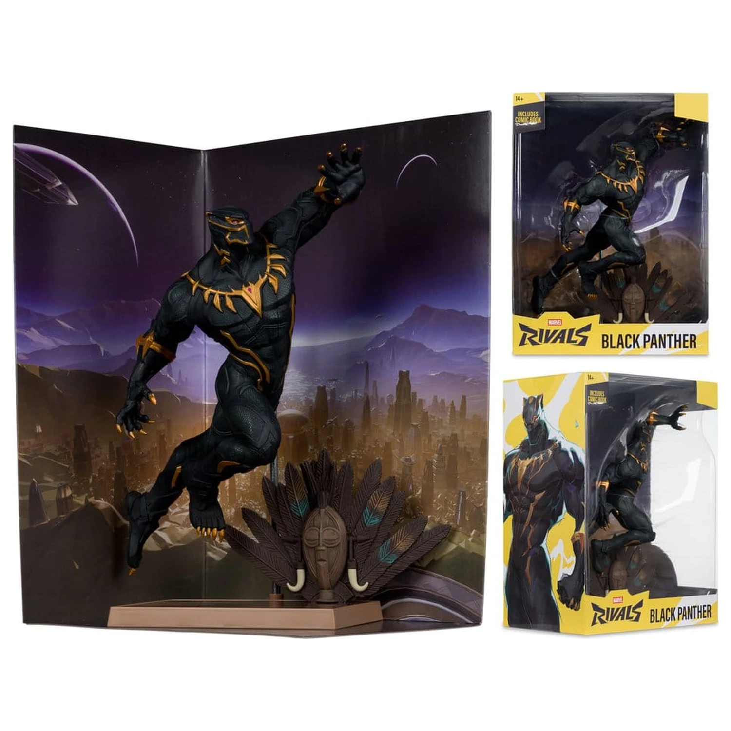Marvel Rivals 1/6 Statuie Black Panther 27 cm poza produsului