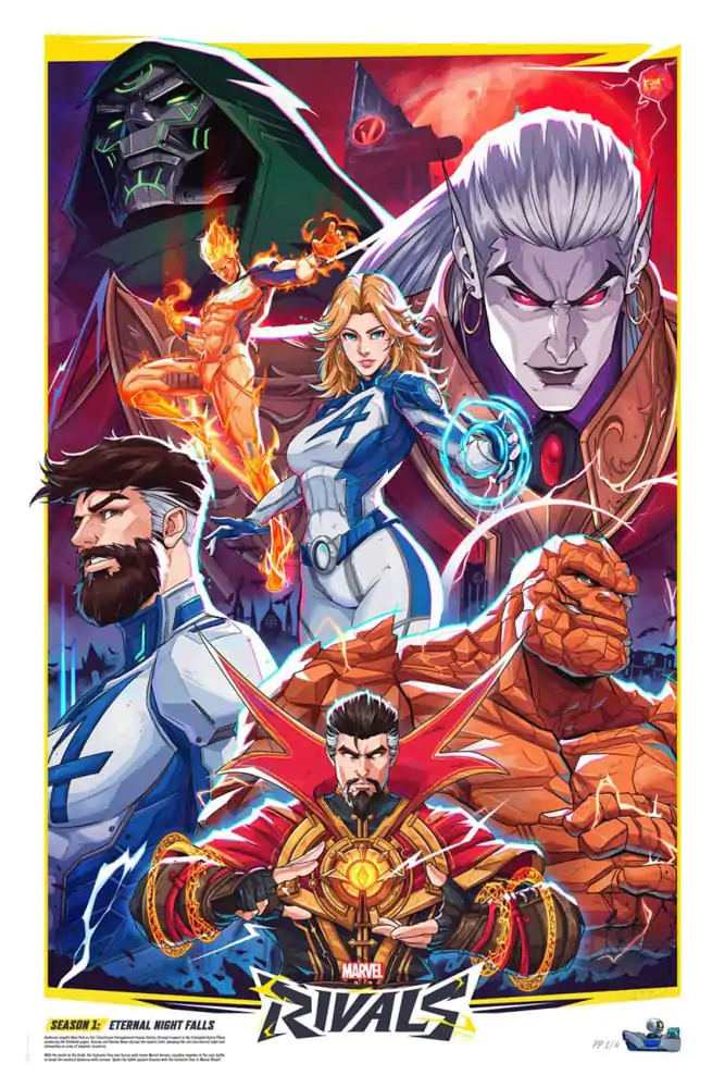 Marvel Rivals Art Print Eternal Night Falls 61 x 41 cm - neînrămat poza produsului