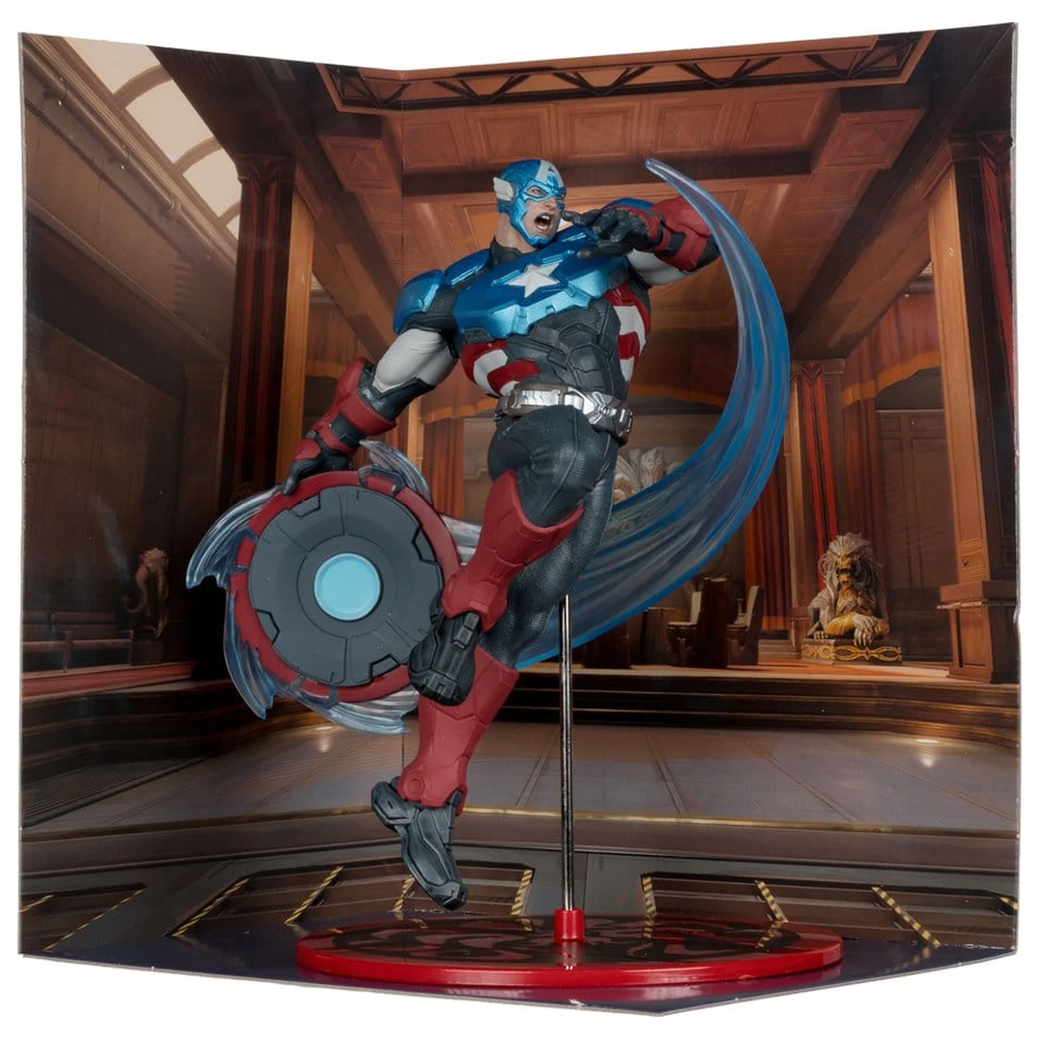 Marvel Rivals Collection 1/10 Figurina de actiune Captain America 20 cm poza produsului