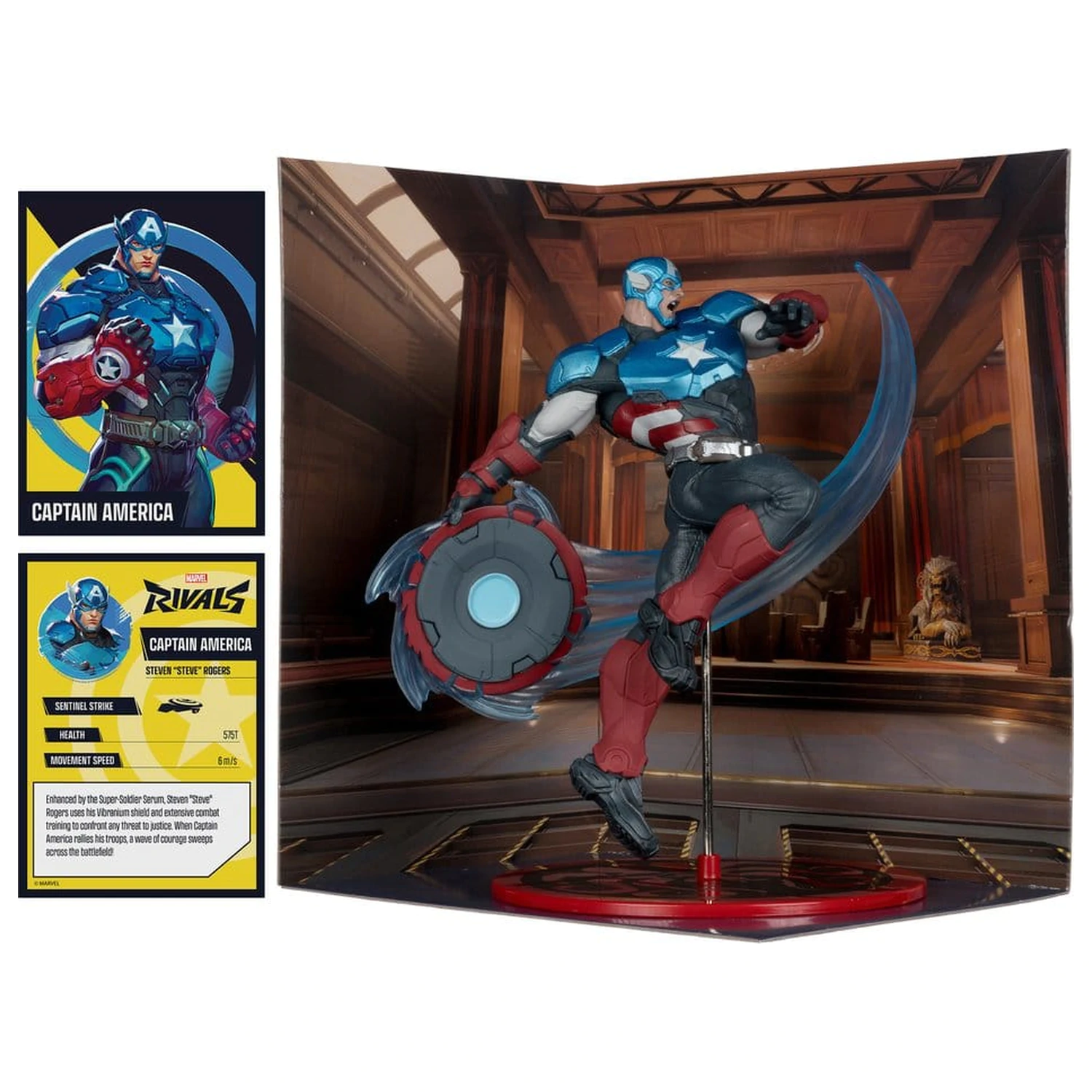 Marvel Rivals Collection 1/10 Figurina de actiune Captain America 20 cm poza produsului
