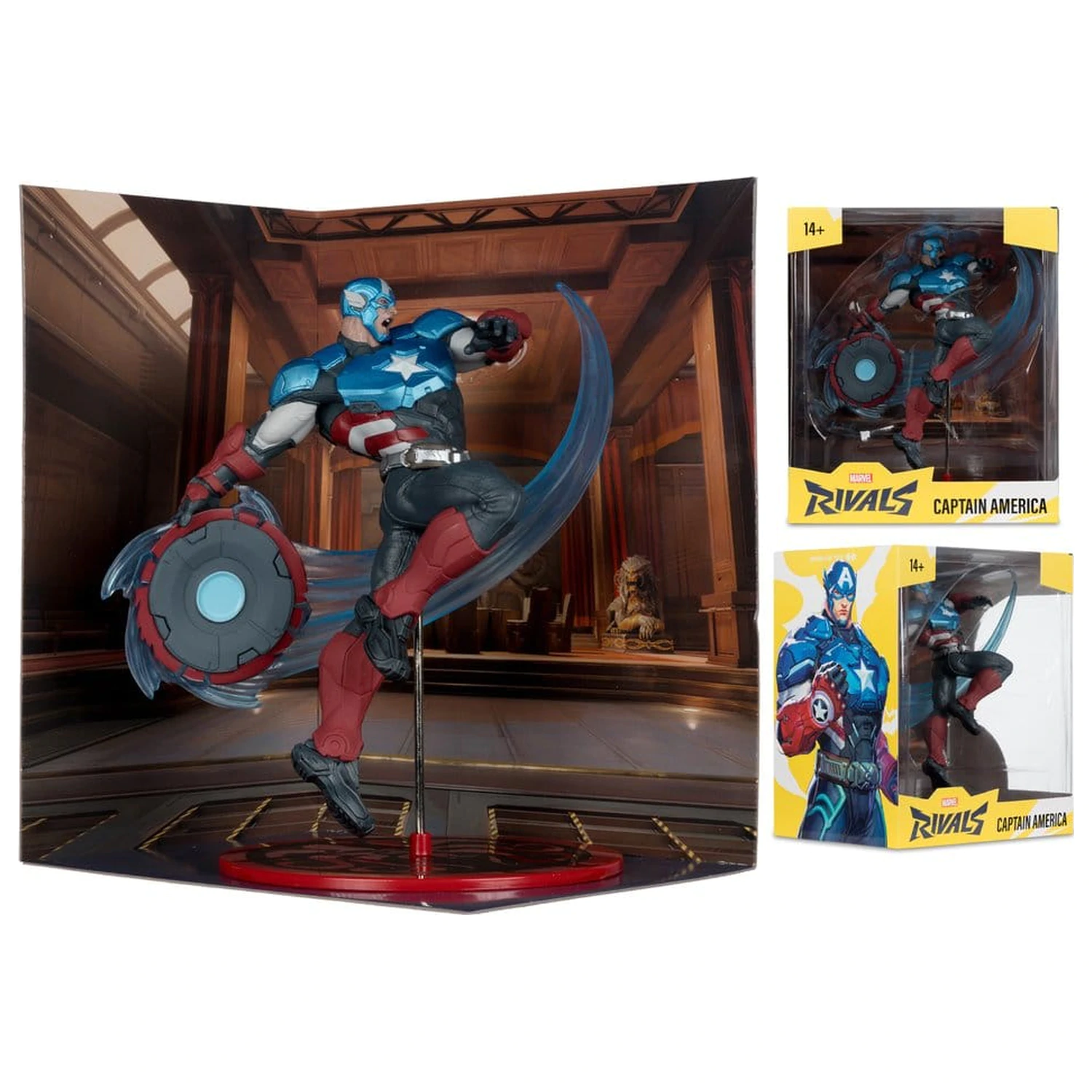 Marvel Rivals Collection 1/10 Figurina de actiune Captain America 20 cm poza produsului