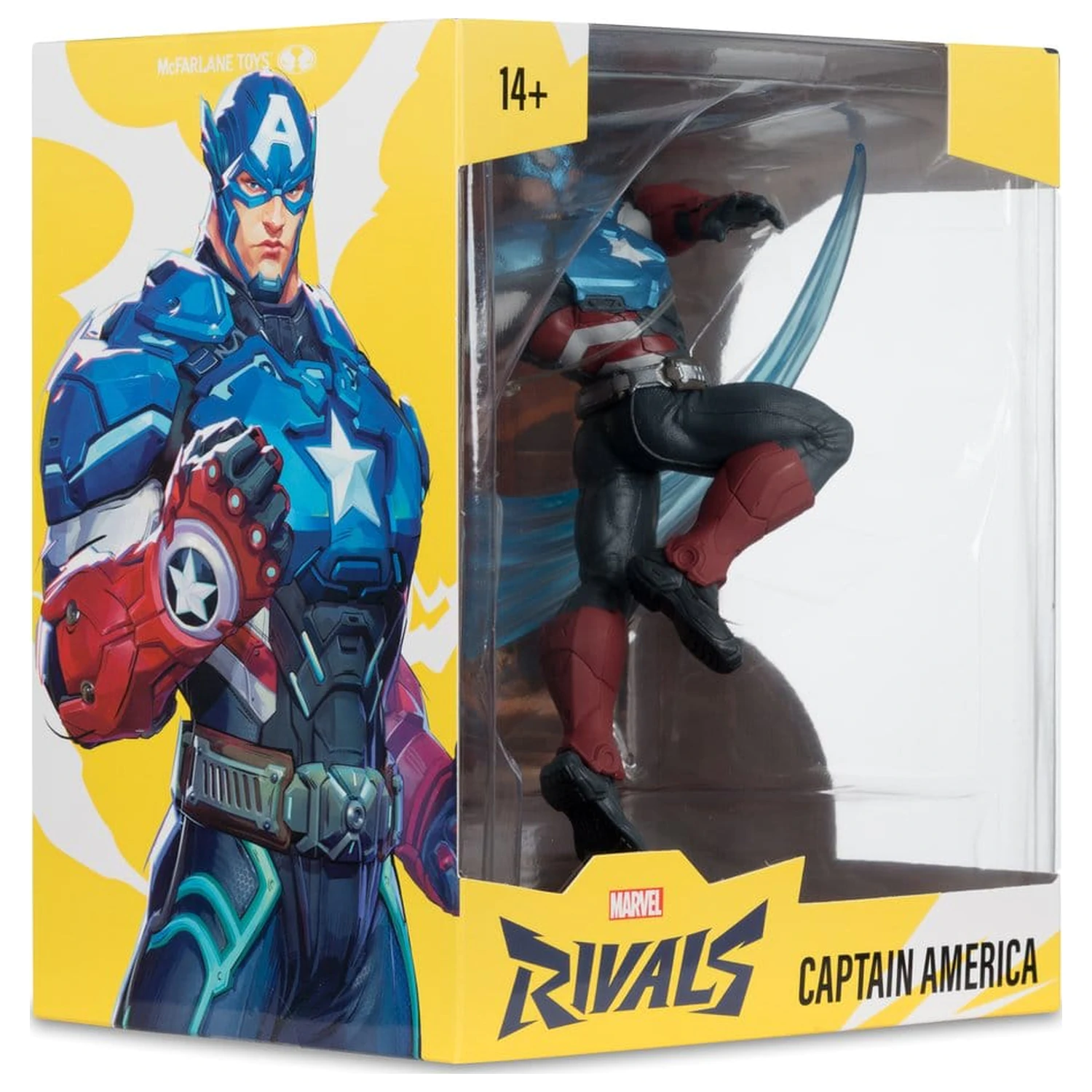 Marvel Rivals Collection 1/10 Figurina de actiune Captain America 20 cm poza produsului