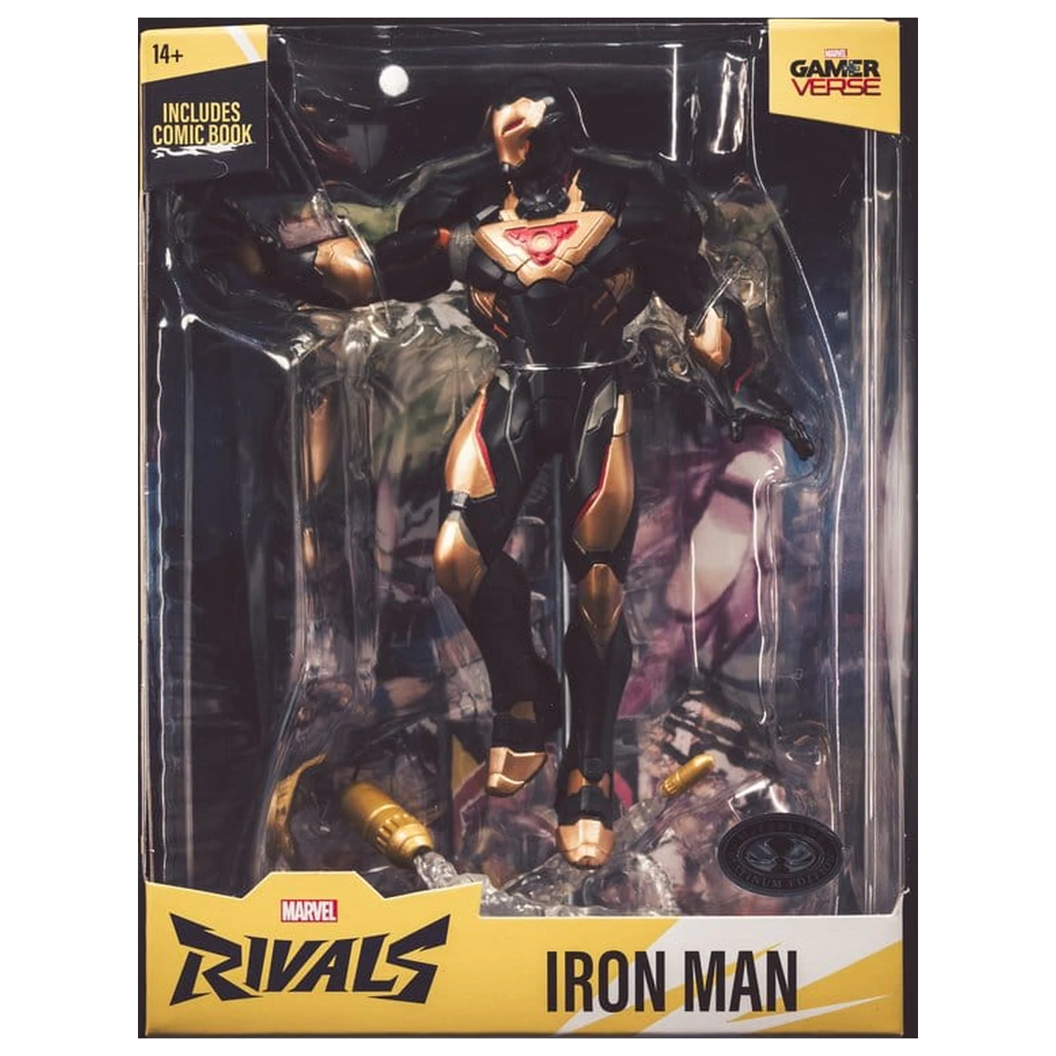 Marvel Rivals Collection Gamerverse 1/6 figurină de acțiune Iron Man (Platinum Edition) 28 cm poza produsului