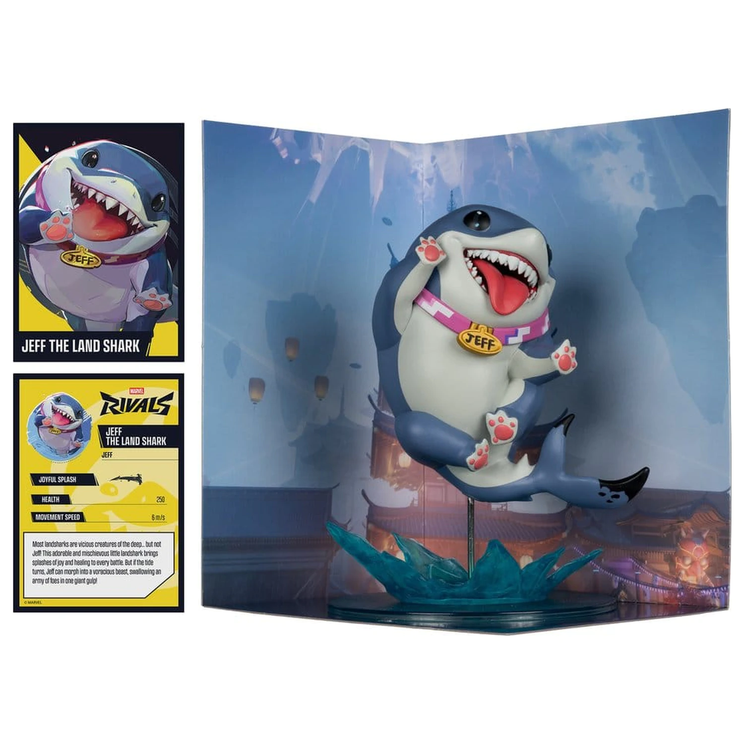 Colecție Marvel Rivals Gamerverse 1/10 Figurina de acțiune Jeff The Land Shark 20 cm poza produsului